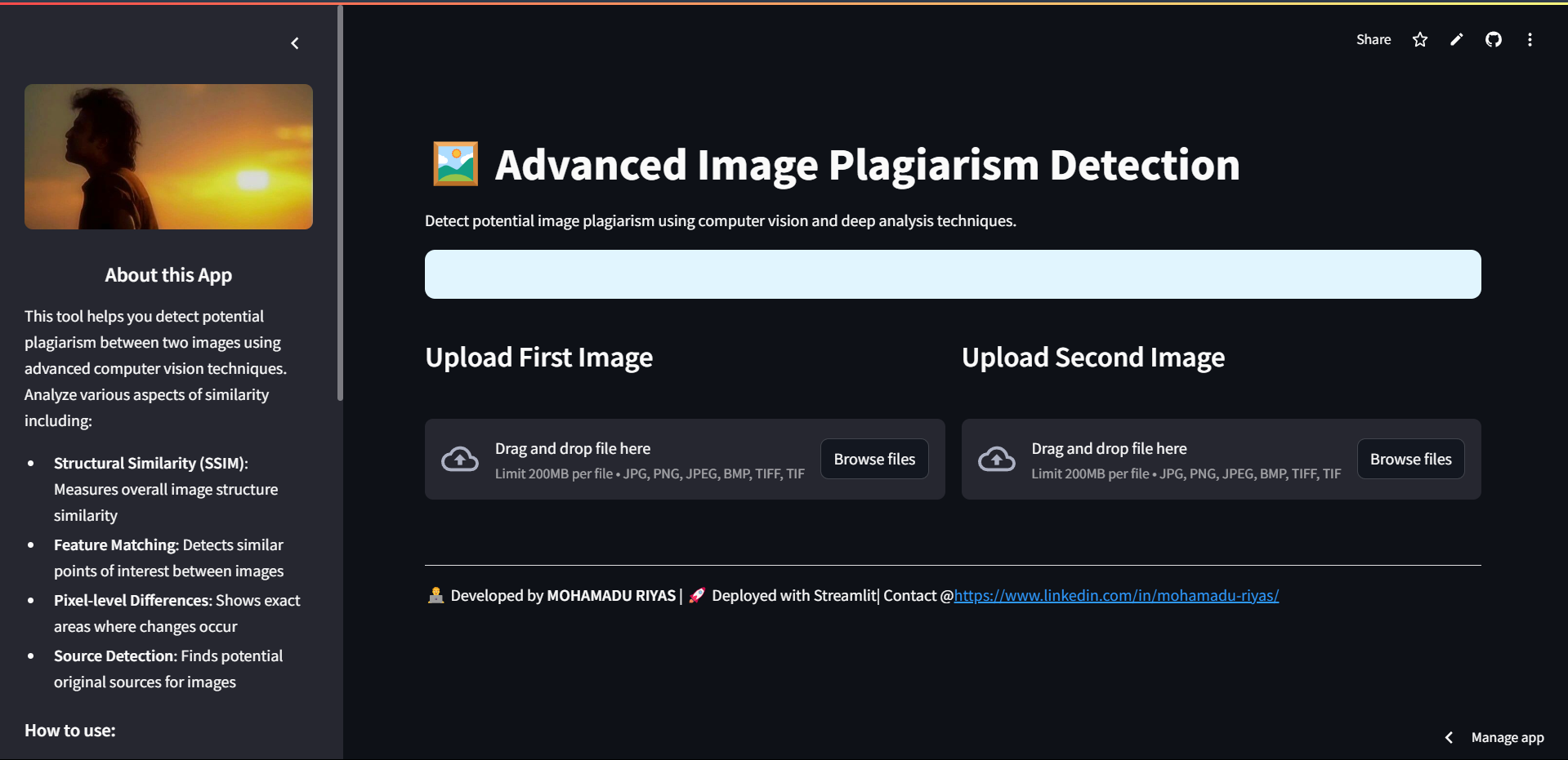 Image Plagiarism Detection